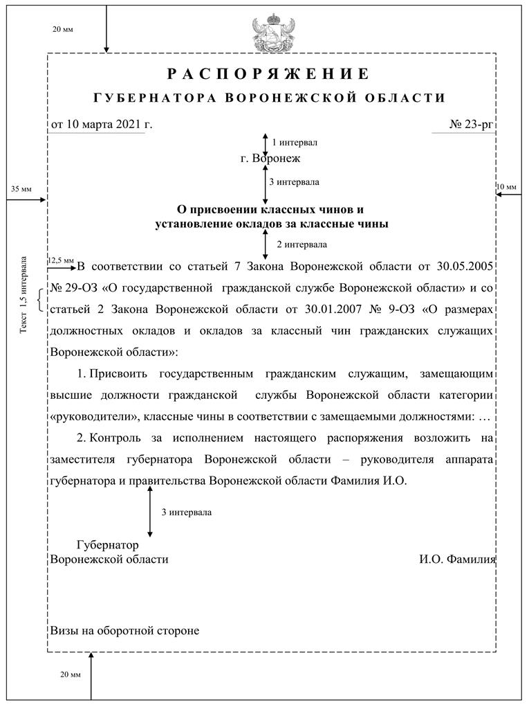 Указ губернатора Воронежской области от 09.03.2022 № 47-у "Об утверждении Инструкции по делопроизводству в правительстве Воронежской области, исполнительных органах государственной власти Воронежской области "