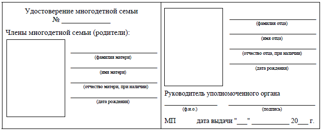 Распоряжение Правительства Российской Федерации от 29.06.2024 № 1725-р "О едином образце удостоверения, подтверждающего статус многодетной семьи в Российской Федерации"